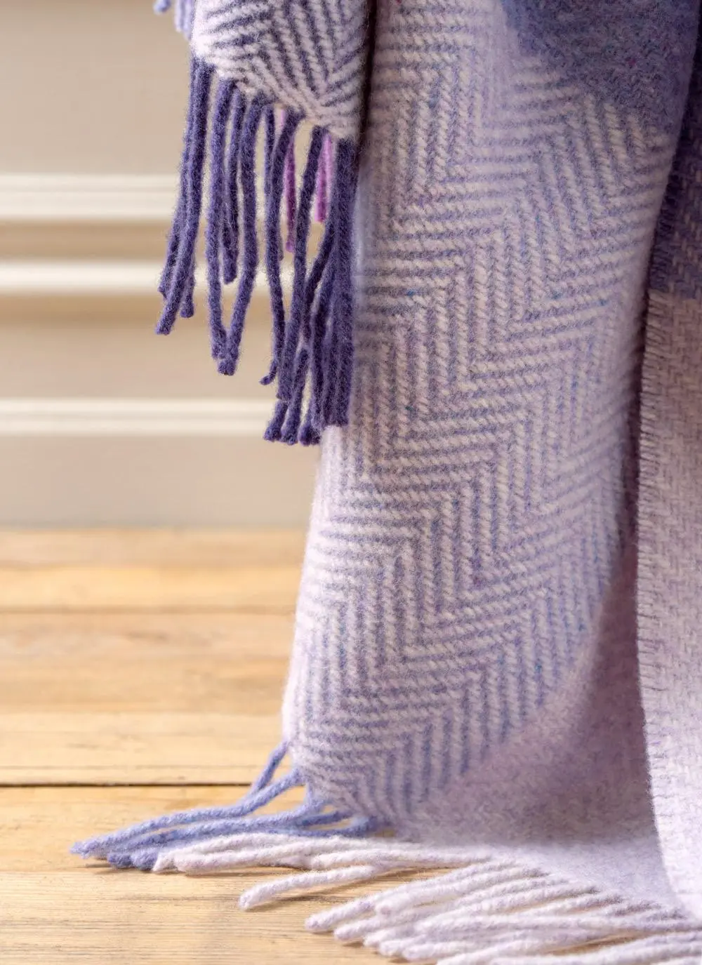 Soft-Touch Throw Blanket: Amethyst Crystals main image 1